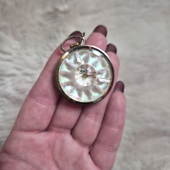 Vintage Lady Nelson Watch Pendant 60s Style MCM Mod Mid Century Modern Art Deco main image 9